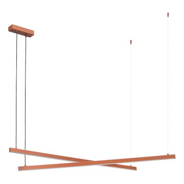 Argon 8837 - Светодиодная подвесная люстра MIAMI LED/74W/230V 3000K коричневый