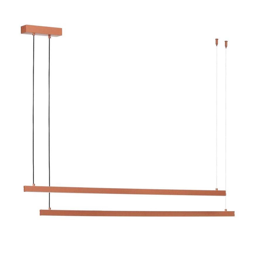 Argon 8837 - Светодиодная подвесная люстра MIAMI LED/74W/230V 3000K коричневый