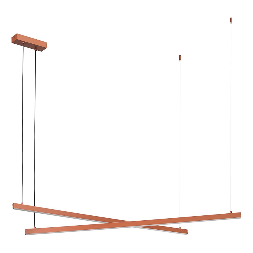 Argon 8837 - Світлодіодна підвісна люстра MIAMI LED/74W/230V 3000K коричневий