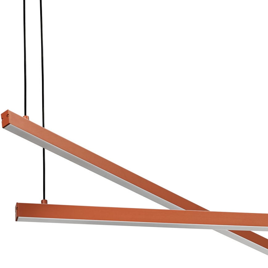 Argon 8837 - Світлодіодна підвісна люстра MIAMI LED/74W/230V 3000K коричневий