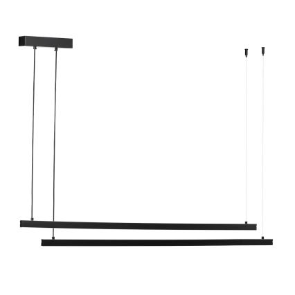 Argon 8838 - Светодиодная подвесная люстра MIAMI LED/74W/230V 3000K черный