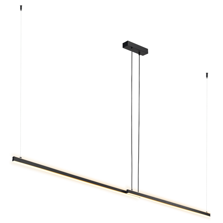 Argon 8838 - Светодиодная подвесная люстра MIAMI LED/74W/230V 3000K черный
