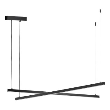 Argon 8838 - Світлодіодна підвісна люстра MIAMI LED/74W/230V 3000K чорний