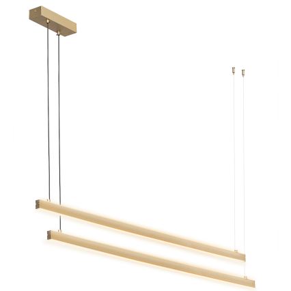 Argon 8839 - Світлодіодна підвісна люстра MIAMI LED/74W/230V 3000K золотий