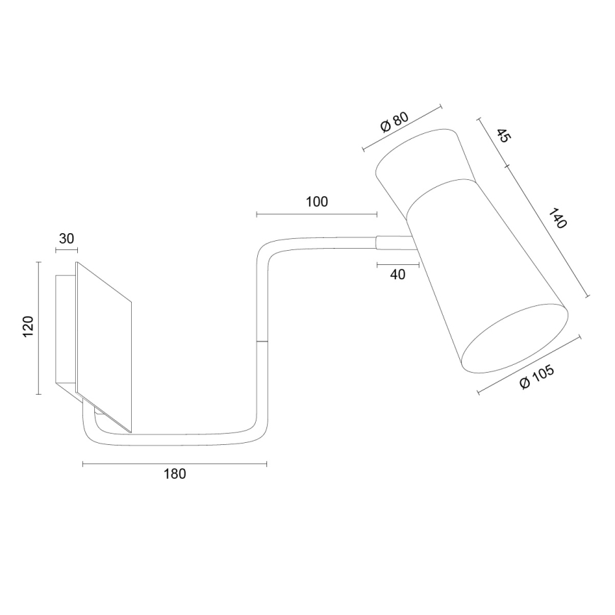 Argon 8881 - Настенный светильник LORD 1xE14/7W/230V фиолетовый