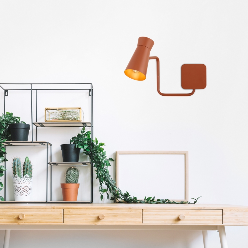 Argon 8882 - Настенный светильник LORD 1xE14/7W/230V терракотовый