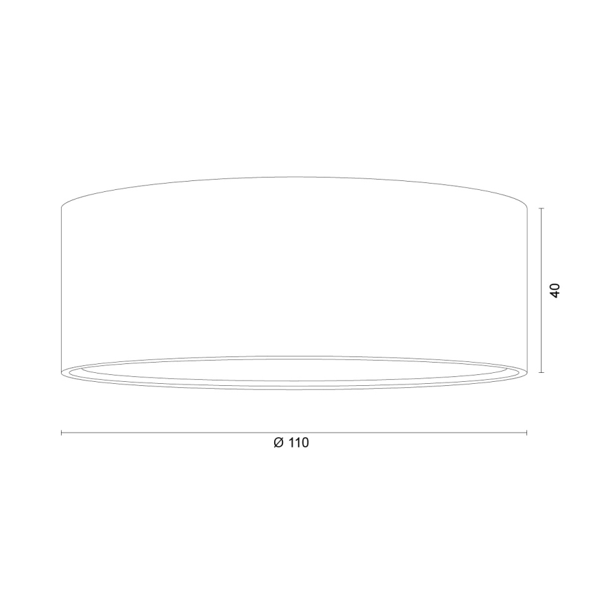 Argon 8903 - стельовий світильник ELORA 1xGX53/7W/230V, діаметр 11 см, золотистий
