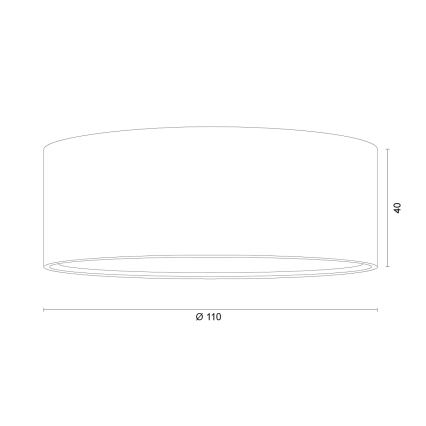 Argon 8904 - Потолочный светильник ELORA 1xGX53/7W/230V, диаметр 11 см, фиолетовый