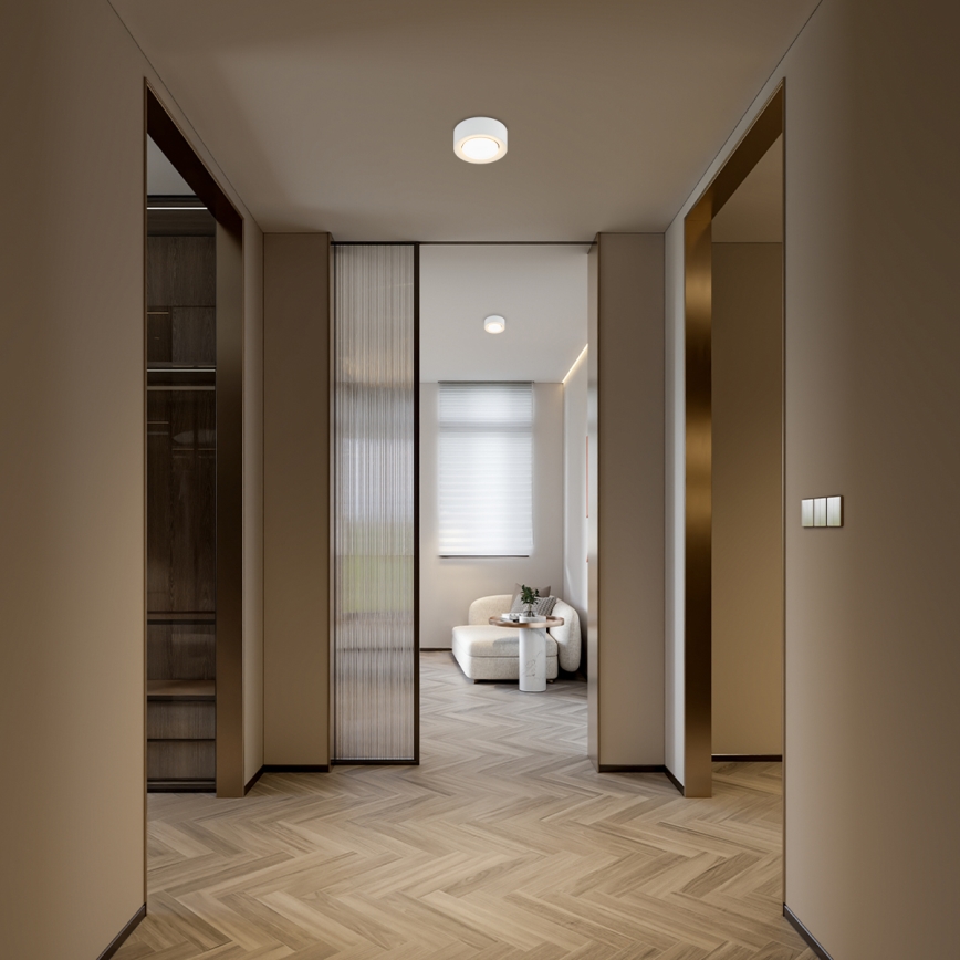 Argon 8915 - потолочный светильник ELORA 1xGX53/7W/230V, диам. 11 см, белый