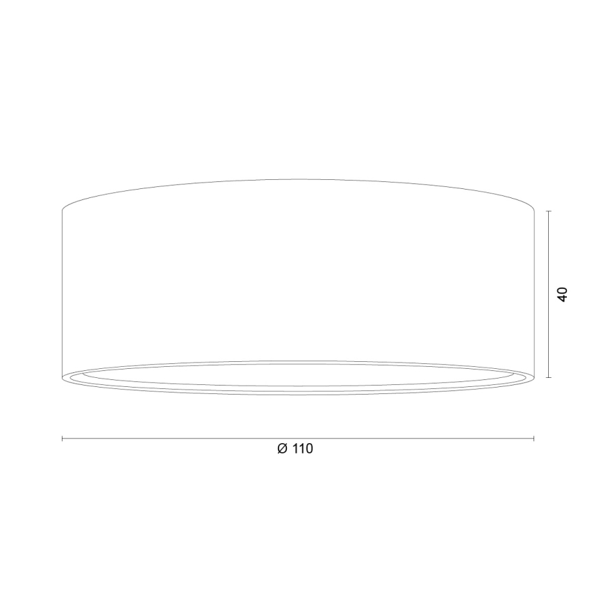 Argon 8916 - потолочный светильник ELORA 1xGX53/7W/230V, диаметр 11 см, терракотовый