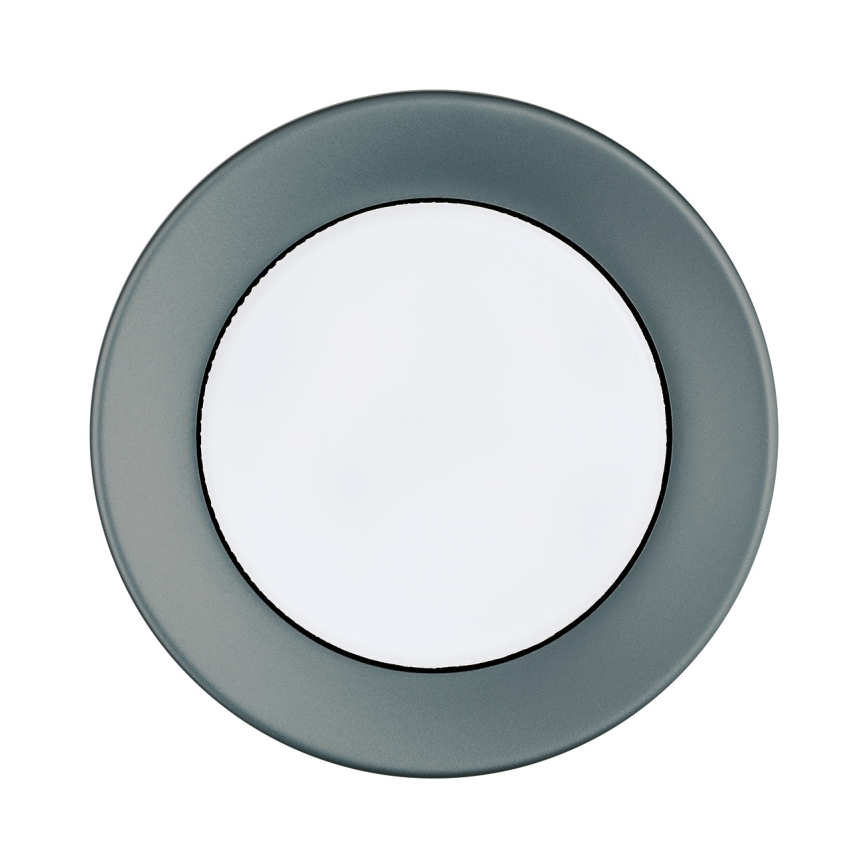 Argon 8917 - стельовий світильник ELORA 1xGX53/7W/230V, діаметром 11 см, сірий