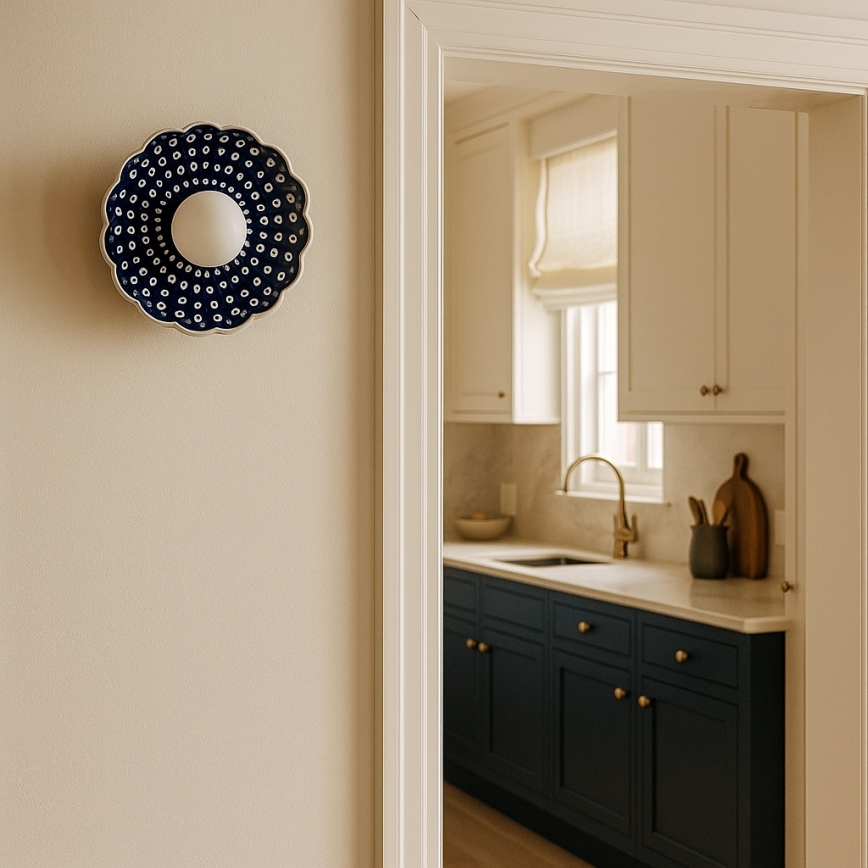 Argon 8933 - Настінний світильник BOLL 1xG9/6W/230V синій