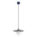 Argon 8950 - Подвесная люстра на тросе BOLL 1xG9/6W/230V синяя