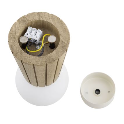 Argon 8973 - Потолочный светильник для ванной VOLANTE 1xG9/6W/230V IP44 Ø 12 см, бежевый