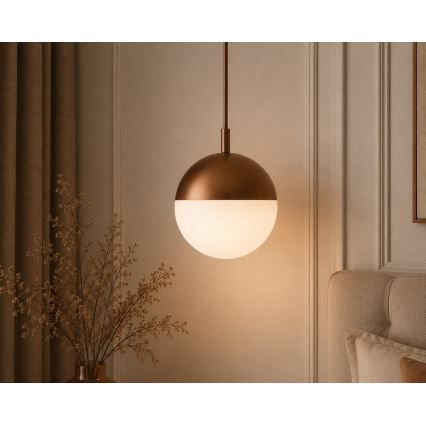 Argon 8998 - Вулична підвісна люстра на тросі LIV 1xE27/15W/230V IP44 коричнева