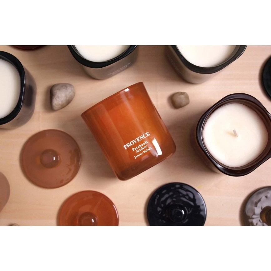 Ароматична свічка Пачулі Янтар, 180 г — 25 год горіння