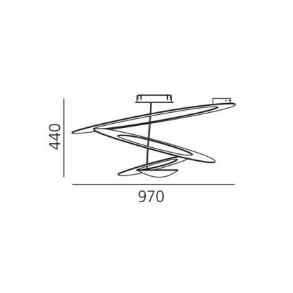 Artemide 1242010A - Потолочный светильник PIRCE 1xR7s/11W/230V белый