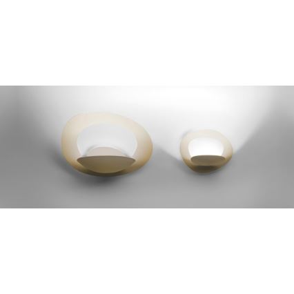 Artemide 1248020A - Светодиодный настенный светильник с регулированием яркости PIRCE LED/27W/230V 3000K золотистый
