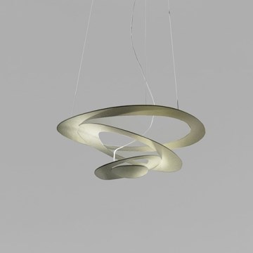 Artemide 1249020A - Светодиодная подвесная люстра с регулированием яркости PIRCE LED/27W/230V 3000K золотистый