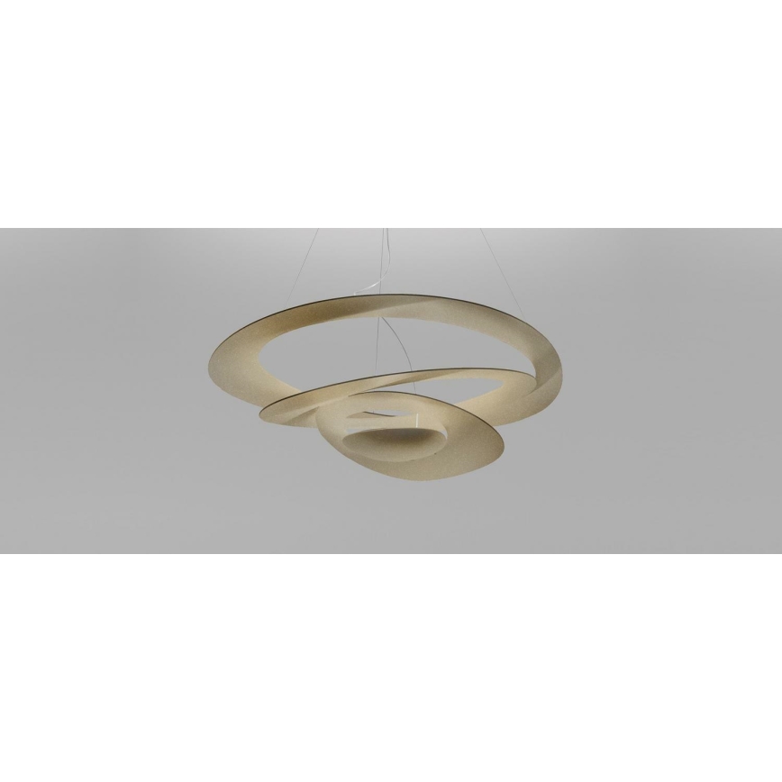 Artemide 1249020A - Светодиодная подвесная люстра с регулированием яркости PIRCE LED/27W/230V 3000K золотистый