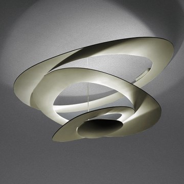 Artemide 1253120A - Світлодіодний стельовий світильник з регулюванням яскравості PIRCE LED/44W/230V 3000K золотий