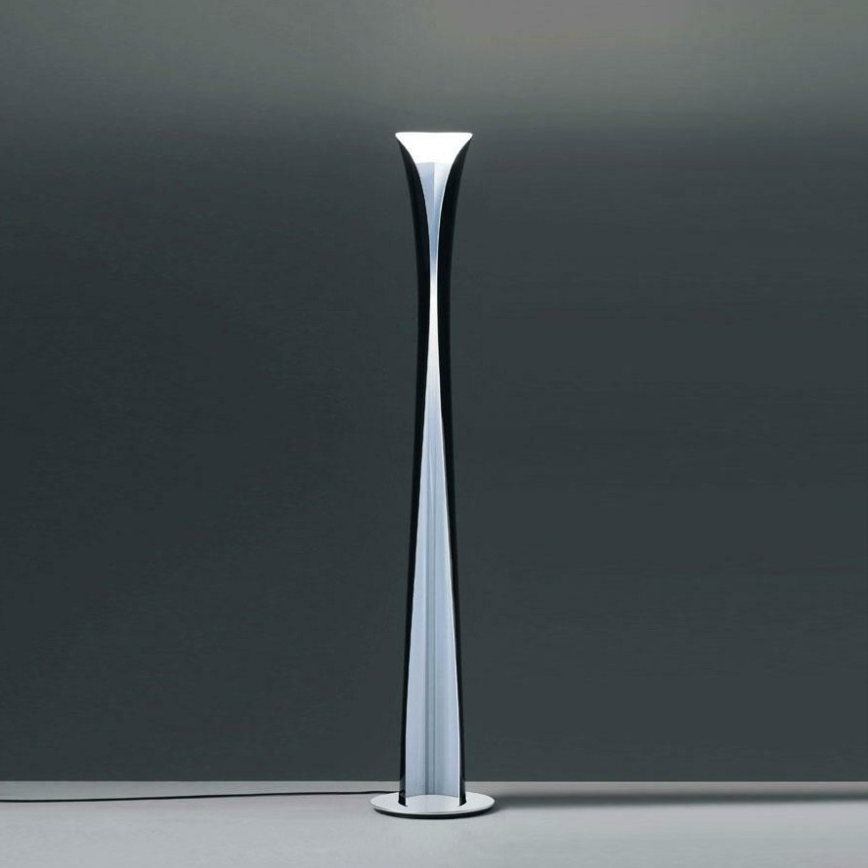 Artemide 1361010A - Світлодіодний торшер CADMO LED/44W/230V + 1xGU10/10W/230V чорний