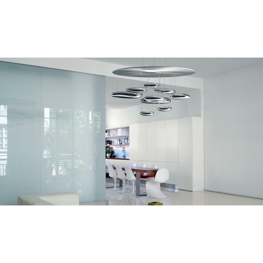 Artemide 1367110A - Світлодіодна підвісна люстра з регулюванням яскравості MERCURY LED/58W/230V 3000K