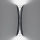 Artemide 1373010A - Настінний світильник CADMO 2xGU10/10W/230V чорний