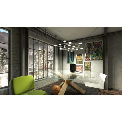 Artemide 1575050APP - Світлодіодна підвісна люстра з регулюванням яскравості NET LED/43W/230V діаметр 65 см 3000K