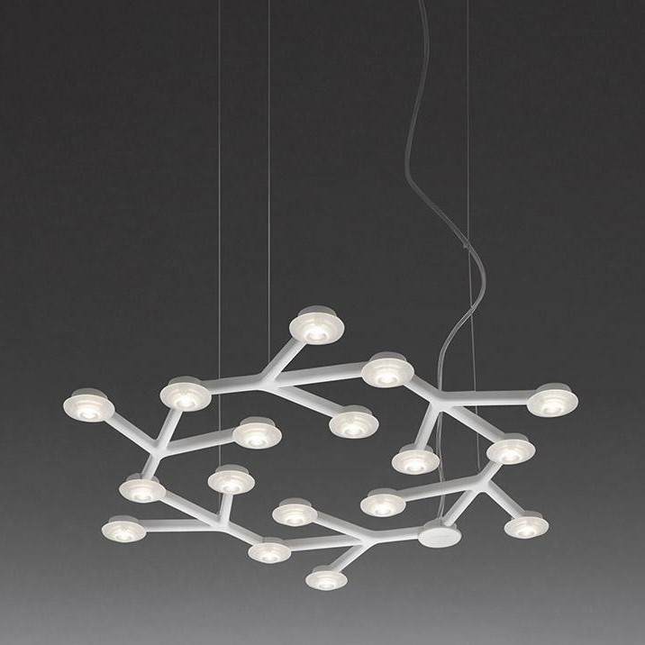 Artemide 1575050APP - Світлодіодна підвісна люстра з регулюванням яскравості NET LED/43W/230V діаметр 65 см 3000K