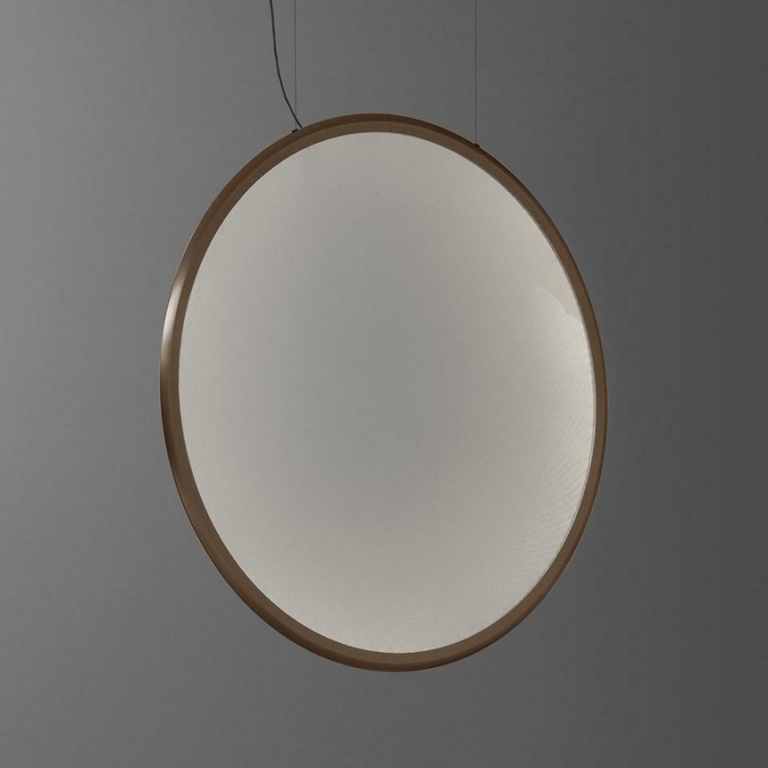 Artemide 1994060APP - Светодиодная подвесная люстра с регулированием яркости DISCOVERY LED/80W/230V 3000K бронзовый
