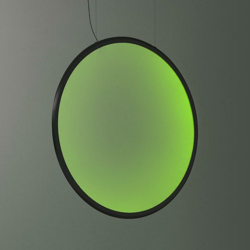 Artemide 1994330APP - LED RGBW Підвісна люстра з регулюванням яскравості DISCOVERY LED/79W/230V 2700-6500K чорний