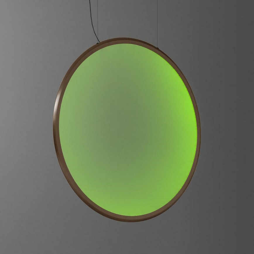 Artemide 1994360APP - LED RGBW Підвісна люстра з регулюванням яскравості DISCOVERY LED/79W/230V 2700-6500K бронзовий
