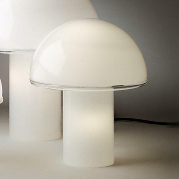 Artemide A006300 - Настільна лампа ONFALE 1xE14/5W/230V + 1xE27/13W білий