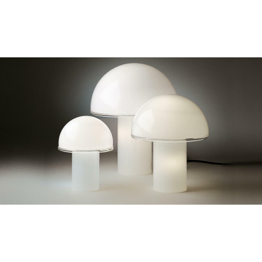 Artemide A006300 - Настільна лампа ONFALE 1xE14/5W/230V + 1xE27/13W білий
