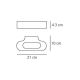 Artemide AR 0615030A - Светодиодный настенный светильник TALO 1xLED/20W/230V