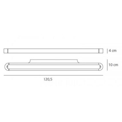 Artemide AR 1917010A - Світлодіодний настінний світильник TALO 120 1xLED/51W/230V