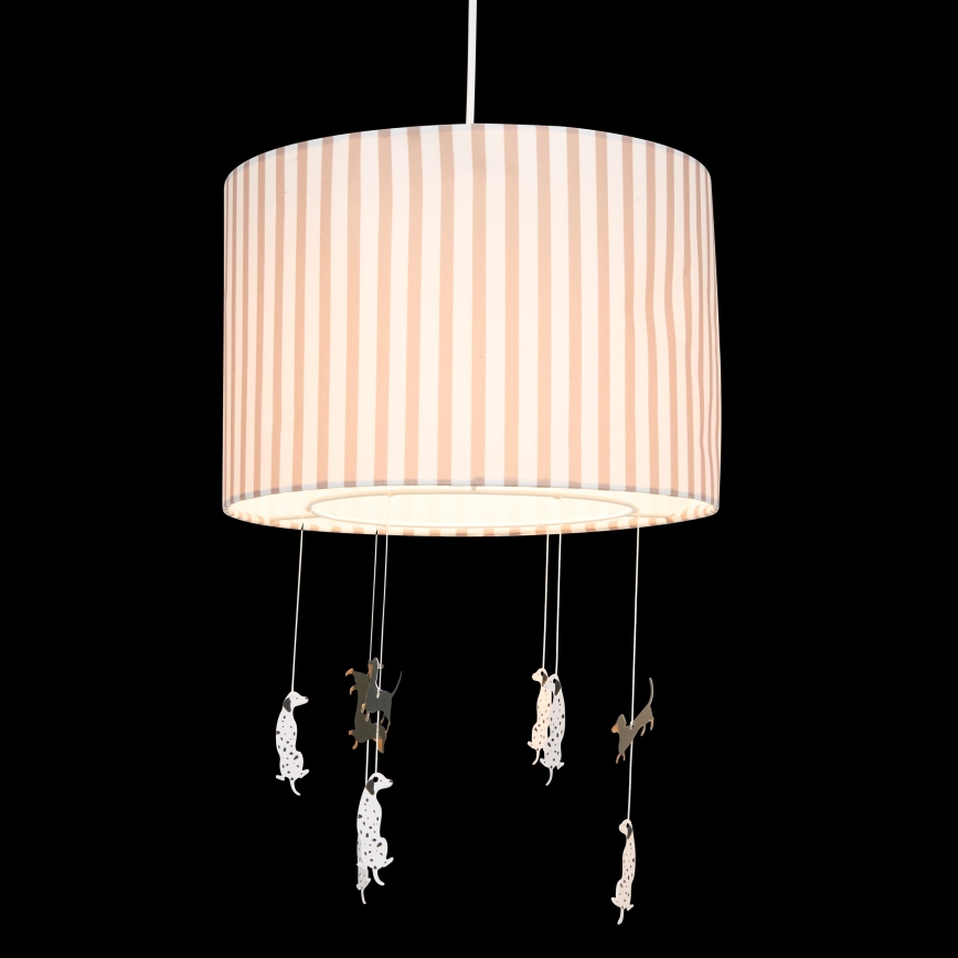 Atmosphera - Детская подвесная люстра на шнуре SCOTT 1xE27/40W/230V с изображением щенков