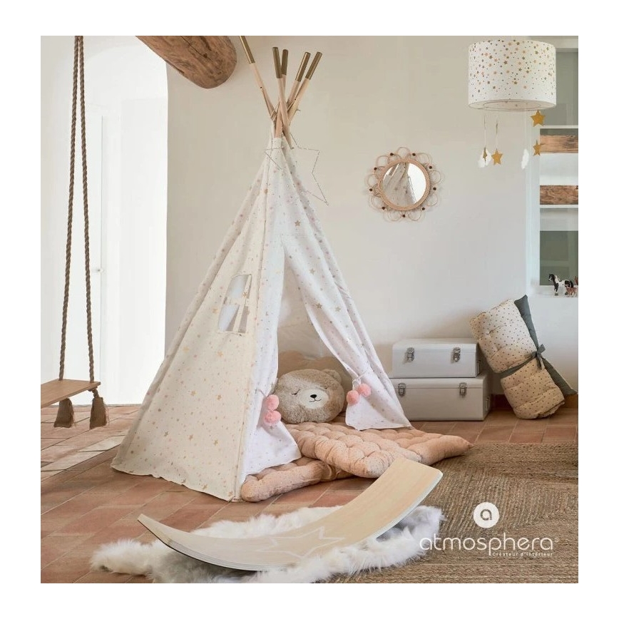 Atmosphera - Детская подвесная люстра на шнуре STARS 1xE27/40W/230V