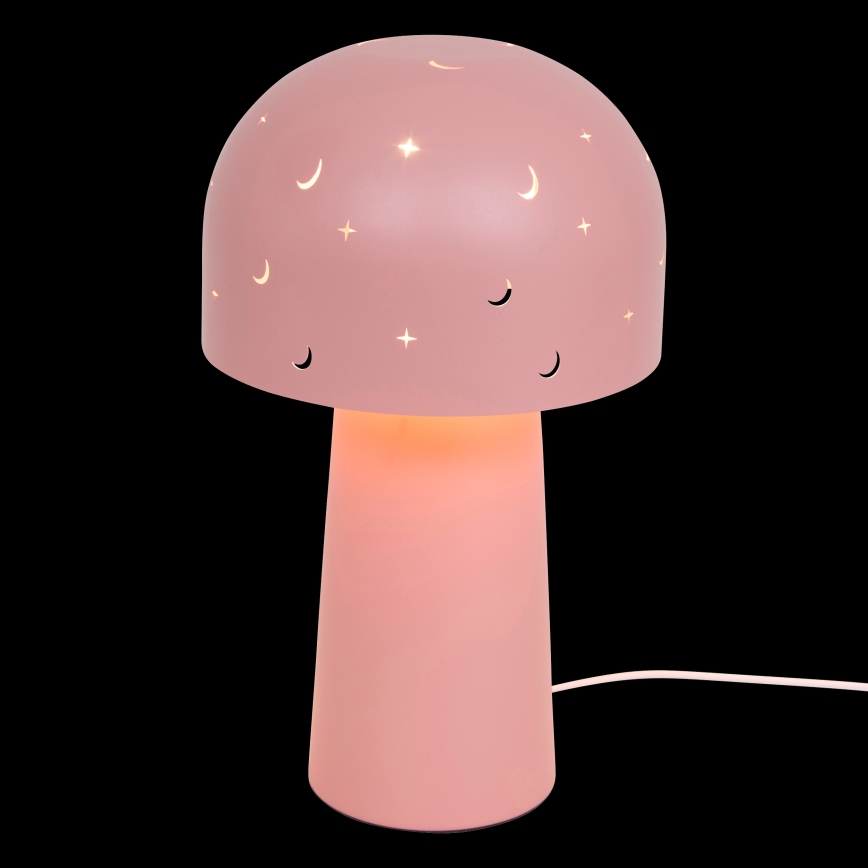 Atmosphera - Дитяча настільна лампа STARRY MUSHROOM 1xE14/25W/230V рожева