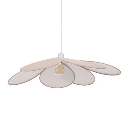 Atmosphera - Дитяча підвісна люстра на шнурі PETAL 1xE27/40W/230V діаметр 64 см рожевий