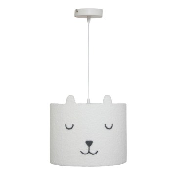 Atmosphera - Дитяча підвісна люстра на шнурі TOXEY 1xE27/25W/230V ведмедик