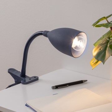 Atmosphera - Лампа з затискачем SILY 1xE14/7W/230V синій