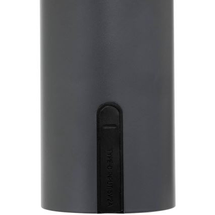 Atmosphera - LED Акумуляторна вулична сенсорна настільна лампа JANY LED/3,7V 22 см 2200 mAh IP44 чорний