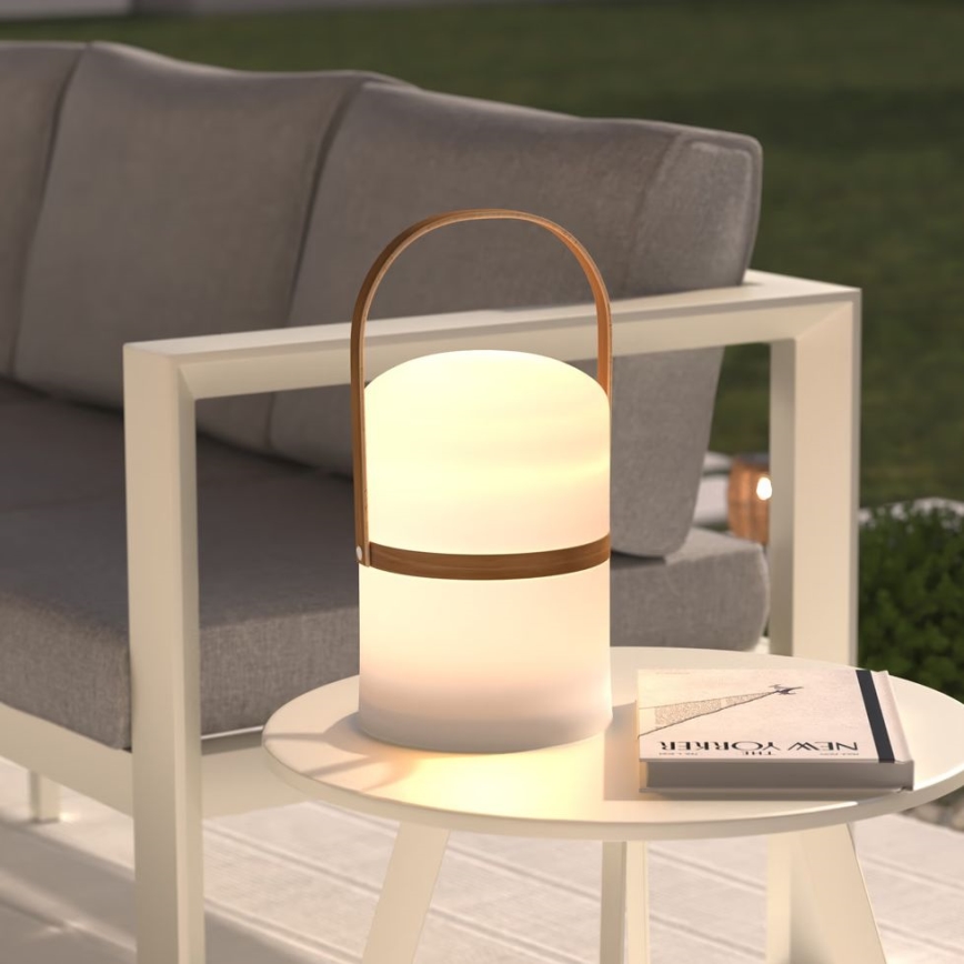 Atmosphera - LED Акумуляторна вулична настільна лампа з регулюванням яскравості KIARA LED/3,7V 36 см 4000 mAh IP44