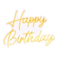 Atmosphera - LED неонова настінна декорація HAPPY BIRTHDAY LED/5V