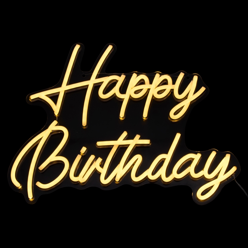 Atmosphera - LED-неоновая настенная декорация HAPPY BIRTHDAY LED/5V