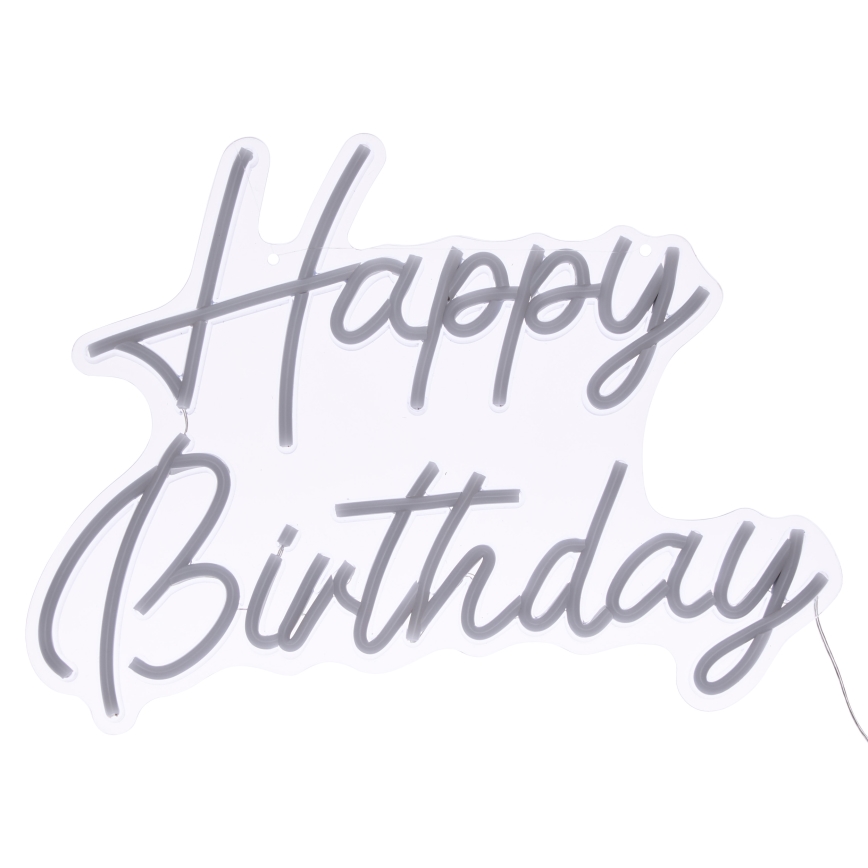 Atmosphera - LED-неоновая настенная декорация HAPPY BIRTHDAY LED/5V