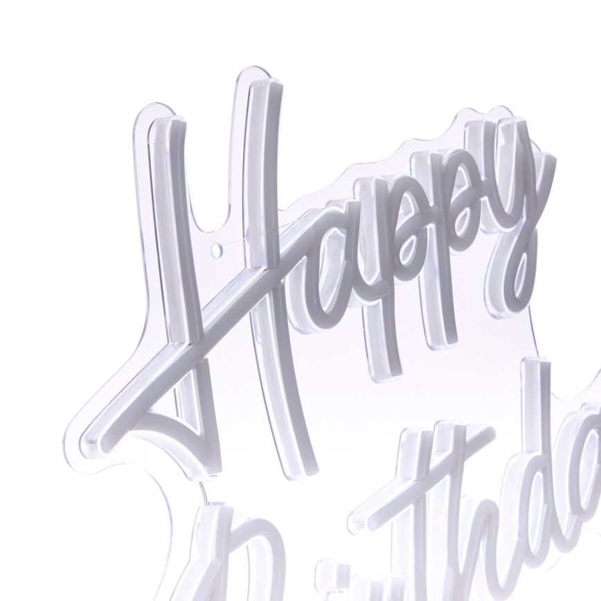 Atmosphera - LED-неоновая настенная декорация HAPPY BIRTHDAY LED/5V