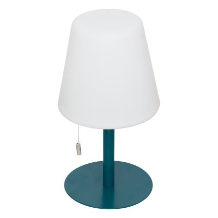Atmosphera - LED RGBW Акумуляторна вулична настільна лампа ZACK LED/3,7V 1200 mAh IP44 бірюзовий